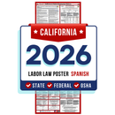PREORDER 2026 - California State and Federal Labor Law Poster- Non-Laminated Paper