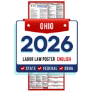 PREORDER 2026 - Ohio State and Federal Labor Law Poster - Non-Laminated Paper