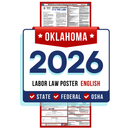 PREORDER 2026 - Oklahoma State and Federal Labor Law Poster - Non-Laminated Paper