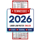 PREORDER 2026 - Tennessee State and Federal Labor Law Poster - Non-Laminated Paper