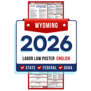 PREORDER 2026 - Wyoming State and Federal Labor Law Poster - Non-Laminated Paper
