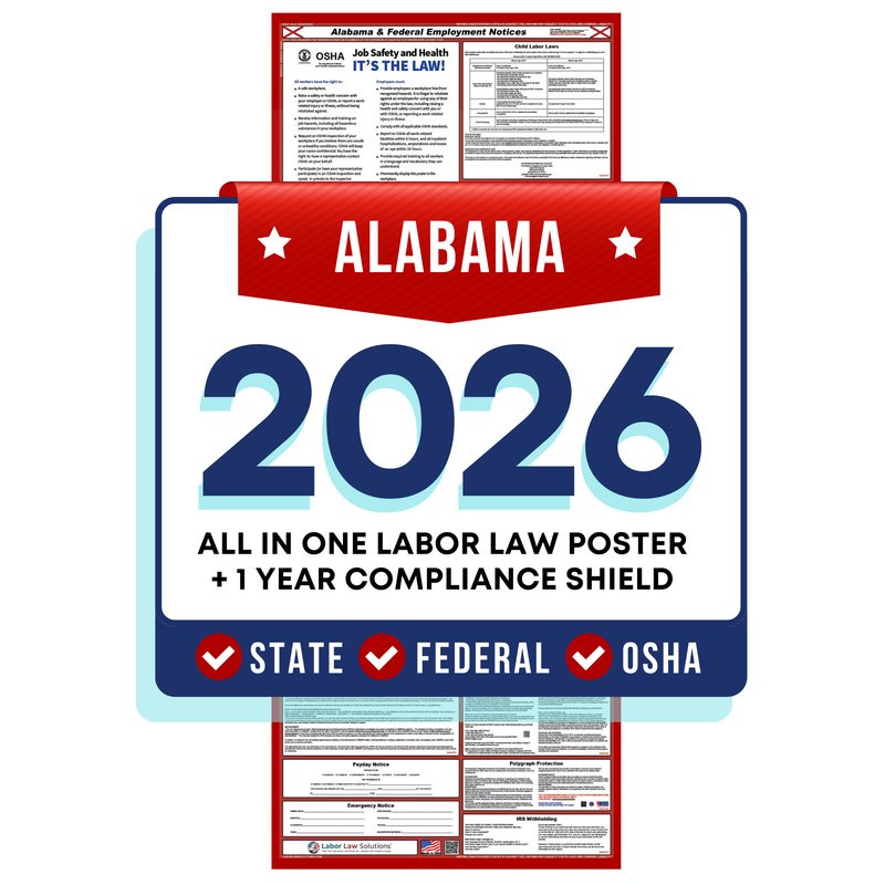 PREORDER - 2026 State & Federal Poster + 1 Year Compliance Shield Plan