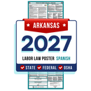 Preorder Arkansas State and Federal Labor Law Poster - Non-Laminated Paper 2027