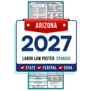 Preorder Arizona State and Federal Labor Law Poster - Non-Laminated Paper 2027