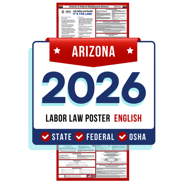 PREORDER 2026 Arizona Digital State and Federal Labor Law Poster
