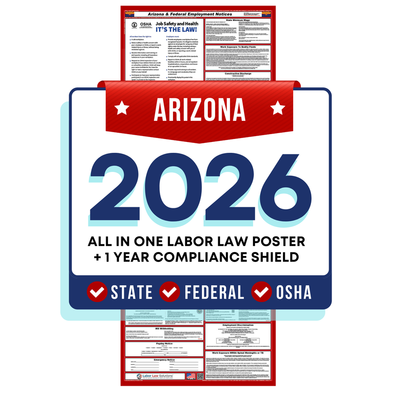 PREORDER - 2026 State & Federal Poster + 1 Year Compliance Shield Plan