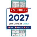 Preorder California State and Federal Labor Law Poster- Non-Laminated Paper 2027