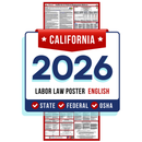 California State and Federal Labor Law Poster- Non-Laminated Paper 2026