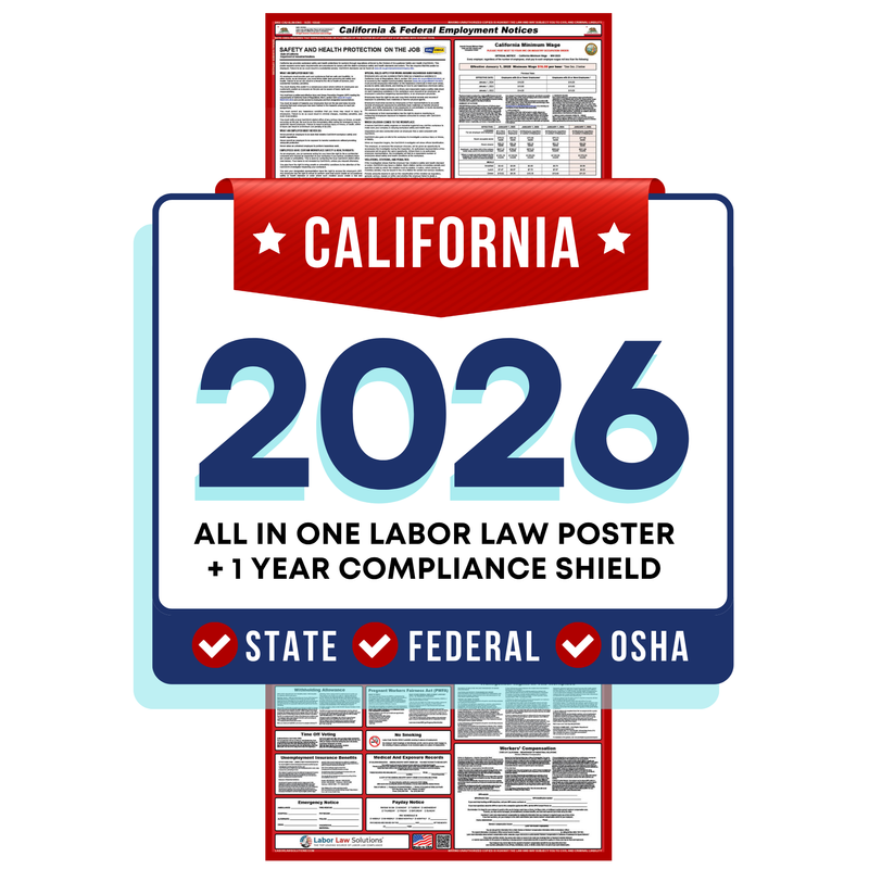 PREORDER - 2026 State & Federal Poster + 1 Year Compliance Shield Plan