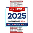 California State and Federal Labor Law Poster 2025 - Non-Laminated Paper