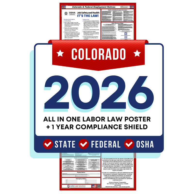 PREORDER - 2026 State & Federal Poster + 1 Year Compliance Shield Plan