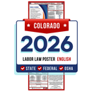 Colorado State and Federal Labor Law Poster - Non-Laminated Paper 2026