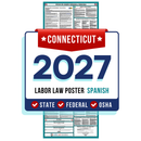 Preorder Connecticut State and Federal Labor Law Poster - Non-Laminated Paper 2027