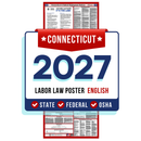 Preorder Connecticut State and Federal Labor Law Poster - Non-Laminated Paper 2027