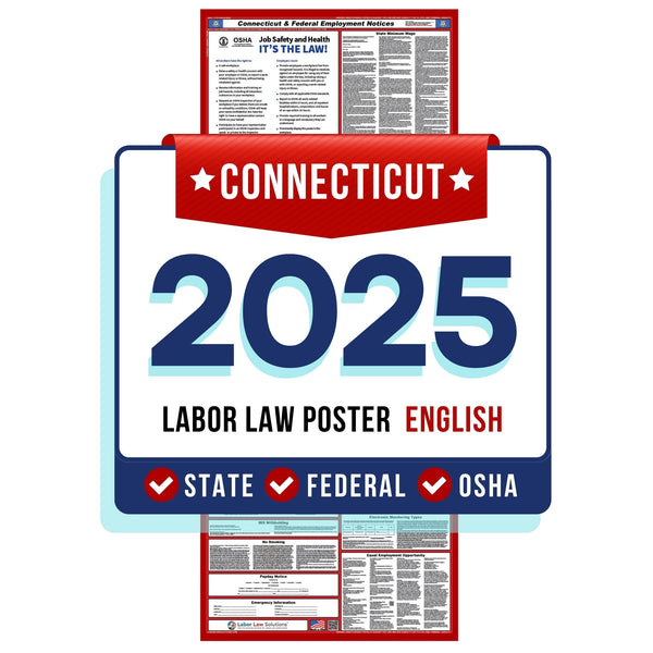 Connecticut Digital State and Federal Labor Law Poster 2025