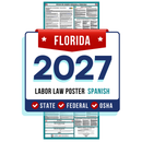 Preorder Florida State and Federal Labor Law Poster - Non-Laminated Paper 2027