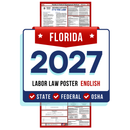 Preorder Florida State and Federal Labor Law Poster - Non-Laminated Paper 2027