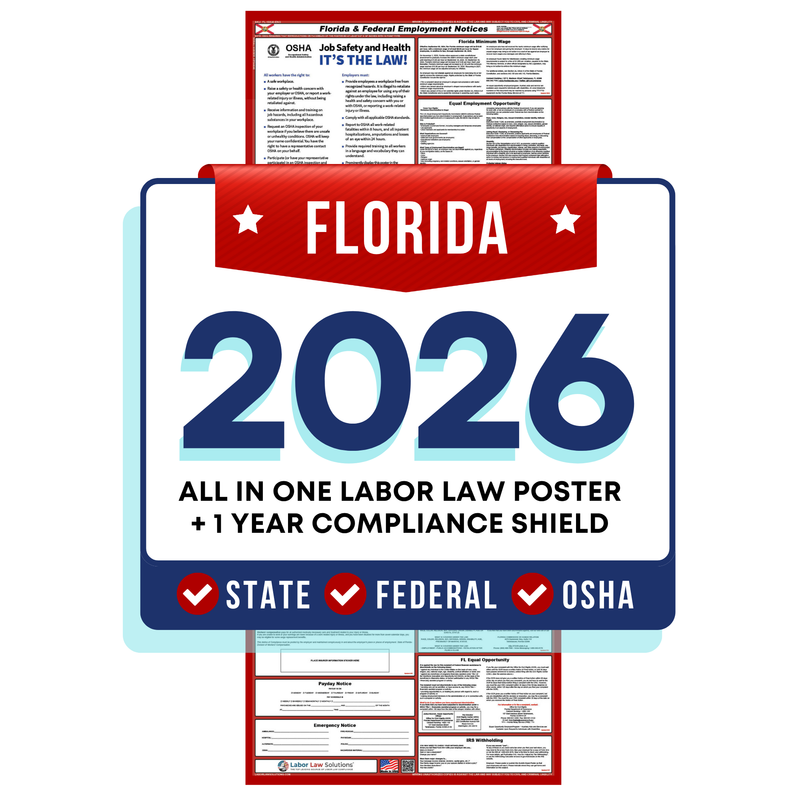 PREORDER - 2026 State & Federal Poster + 1 Year Compliance Shield Plan