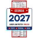 Preorder Georgia State and Federal Labor Law Poster - Non-Laminated Paper 2027
