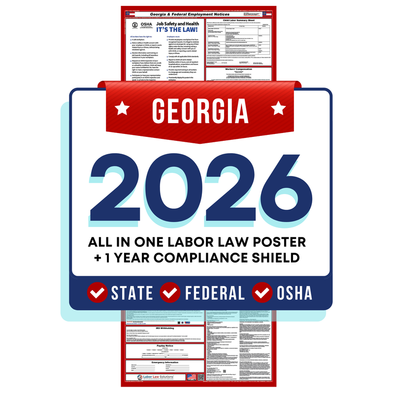 PREORDER - 2026 State & Federal Poster + 1 Year Compliance Shield Plan