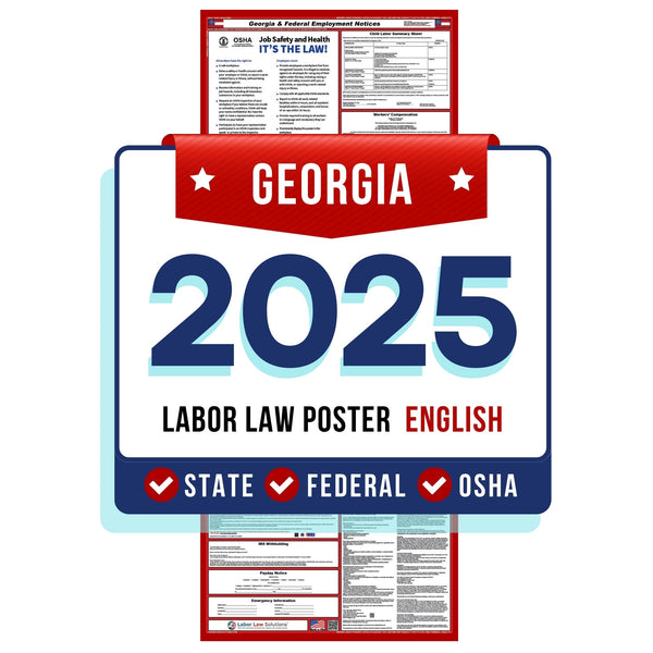 Georgia Digital State and Federal Labor Law Poster 2025