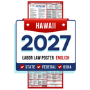 Preorder Hawaii State and Federal Labor Law Poster - Non-Laminated Paper 2027