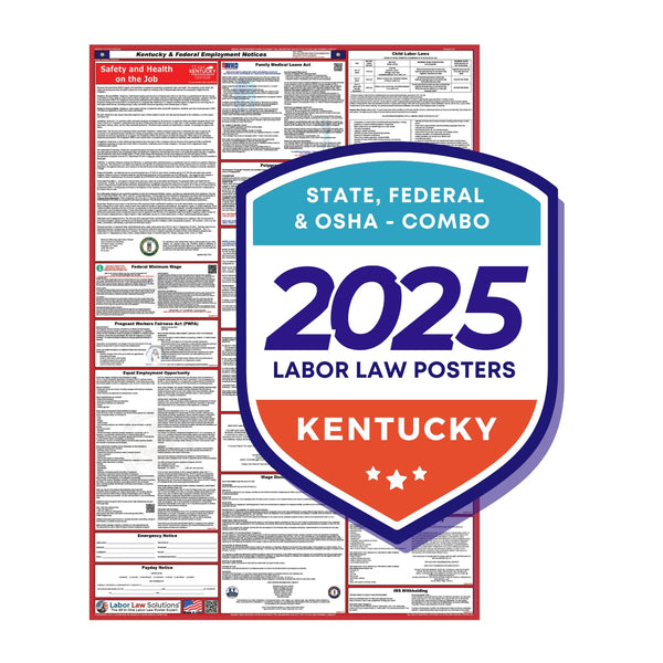 PREORDER - Kentucky State and Federal Labor Law Poster 2025