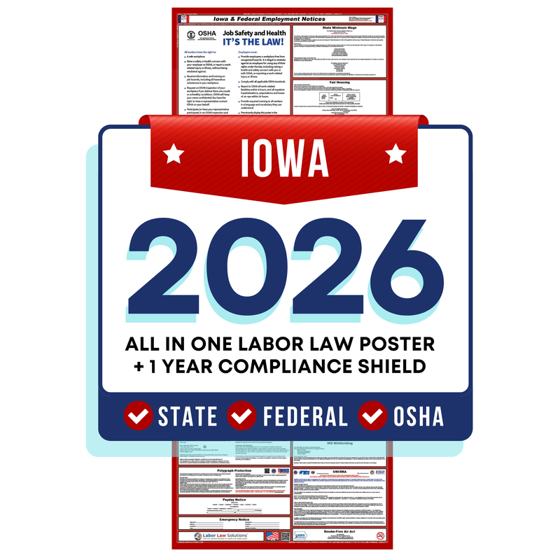 PREORDER - 2026 State & Federal Poster + 1 Year Compliance Shield Plan