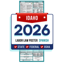 PREORDER 2026 - Idaho State and Federal Labor Law Poster - Non-Laminated Paper