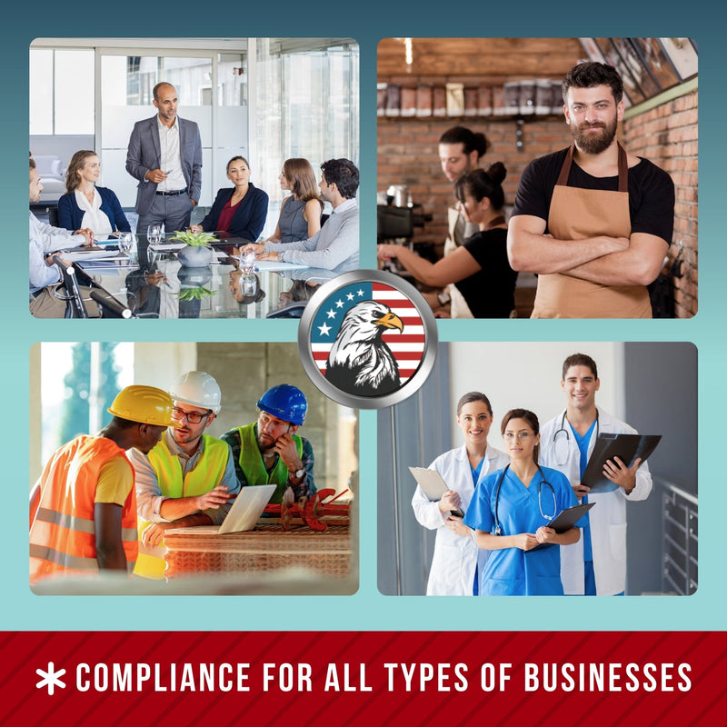 Wisconsin State and Federal Labor Law Poster 2025 - Non-Laminated Paper