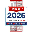 Indiana Digital State and Federal Labor Law Poster 2025