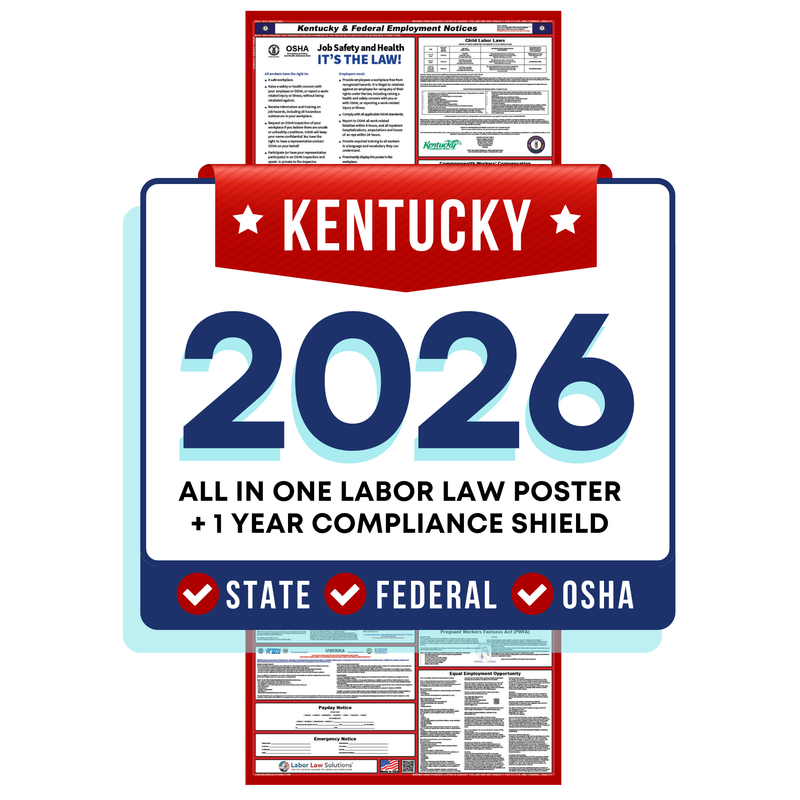 PREORDER - 2026 State & Federal Poster + 1 Year Compliance Shield Plan