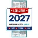 Preorder Louisiana State and Federal Labor Law Poster - Non-Laminated Paper 2027