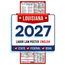 Preorder Louisiana State and Federal Labor Law Poster - Non-Laminated Paper 2027