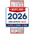 PREORDER 2026 - Maryland State and Federal Labor Law Poster - Non-Laminated Paper