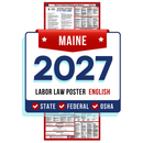 Preorder Maine State and Federal Labor Law Poster - Non-Laminated Paper 2027