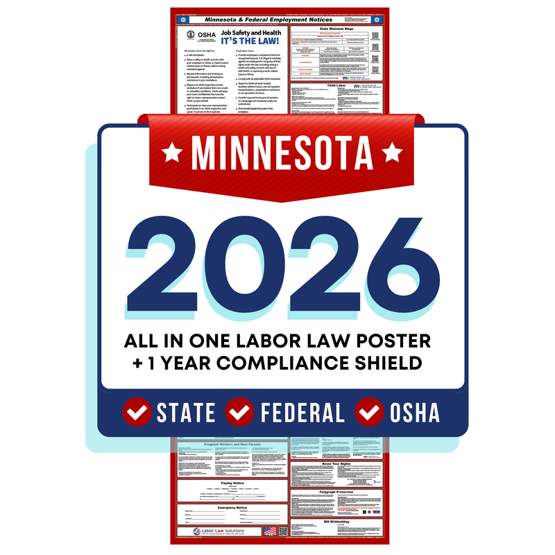 PREORDER - 2026 State & Federal Poster + 1 Year Compliance Shield Plan