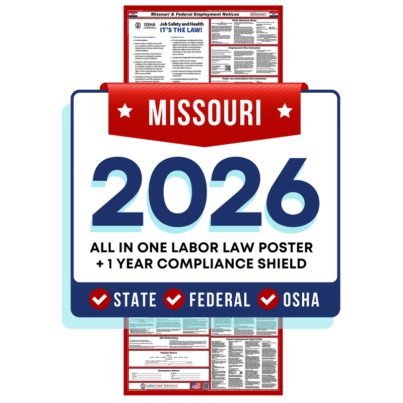 PREORDER - 2026 State & Federal Poster + 1 Year Compliance Shield Plan