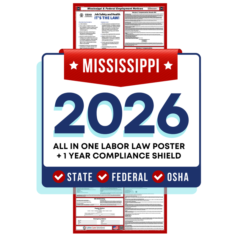 PREORDER - 2026 State & Federal Poster + 1 Year Compliance Shield Plan