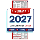 Preorder Montana State and Federal Labor Law Poster - Non-Laminated Paper 2027
