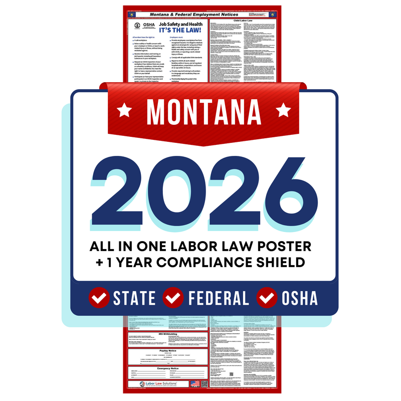 PREORDER - 2026 State & Federal Poster + 1 Year Compliance Shield Plan