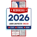 Nebraska State and Federal Labor Law Poster - Non-Laminated Paper 2026