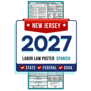 Preorder New Jersey State and Federal Labor Law Poster - Non-Laminated Paper 2027