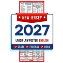 Preorder New Jersey State and Federal Labor Law Poster - Non-Laminated Paper 2027
