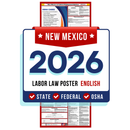New Mexico State and Federal Labor Law Poster - Non-Laminated Paper 2026
