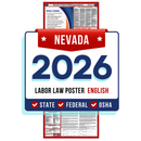 Nevada State and Federal Labor Law Poster - Non-Laminated Paper 2026