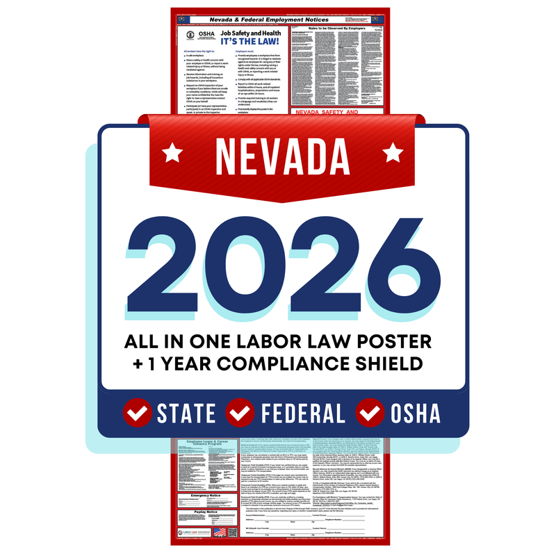 PREORDER - 2026 State & Federal Poster + 1 Year Compliance Shield Plan