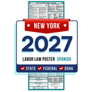 Preorder New York State and Federal Labor Law Poster - Non-Laminated Paper 2027