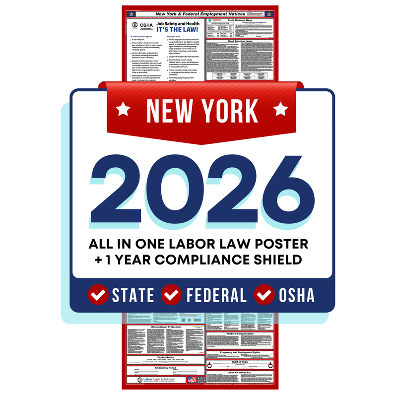 PREORDER - 2026 State & Federal Poster + 1 Year Compliance Shield Plan