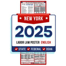 New York State and Federal Labor Law Poster 2025 - Non-Laminated Paper